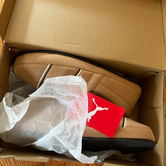 Firm. Rare Puma Tuff Mocc Jersey Slippers in Tiger's Eye. Men's 12. RUN SMALL! - Picture 8 of 12